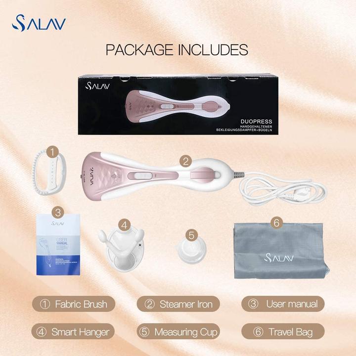 Image du produit Salav Fer à vapeur de voyage, 150ml, 1200W