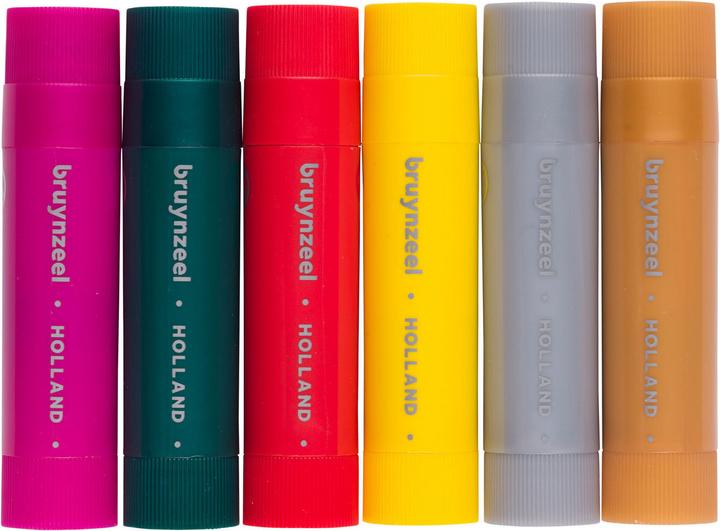 Actual product image Bruynzeel Gouache Sticks Metallic, 6pcs. (Multicoloured, 6 x)