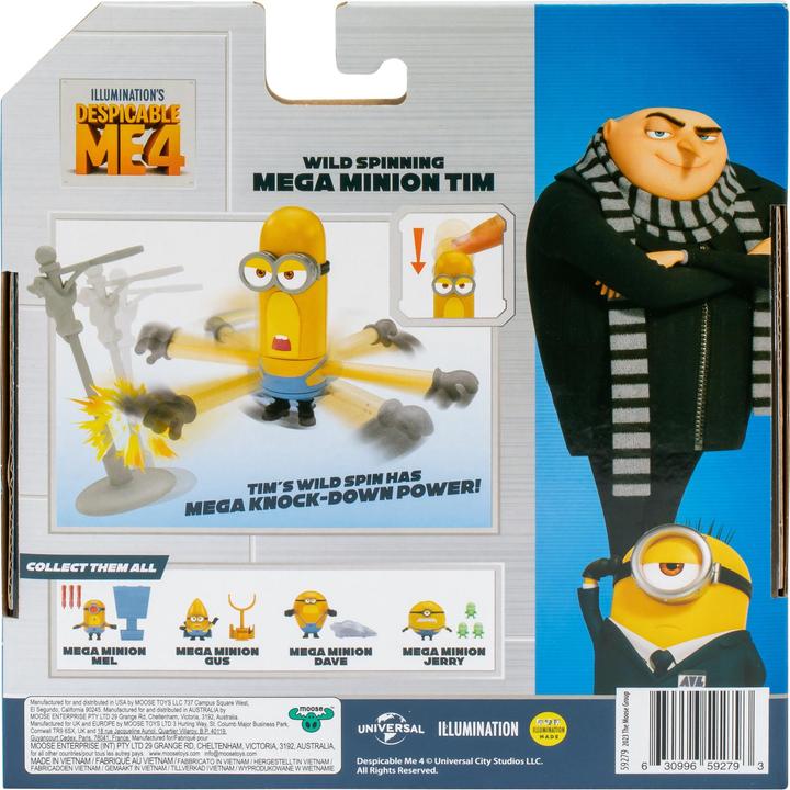 Actual product image Moose I - Simply Incorrigible 4 Mega Minion Action Figure Tim