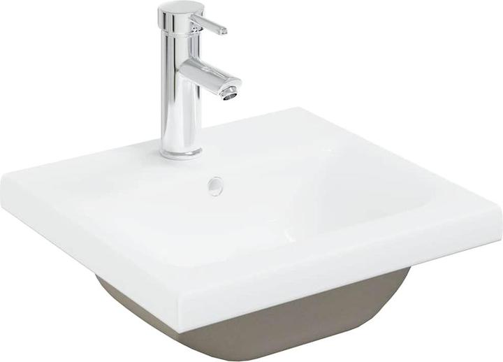 Produktbild VidaXL Waschbeckenunterschrank mit Einbaubecken und Wasserhahn Bad Waschtisch