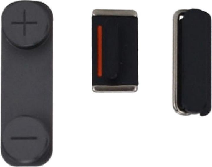 Image du produit Foxconn iPhone 5 Bouton Set Power Mute Volume Graphite noir (iPhone 5)