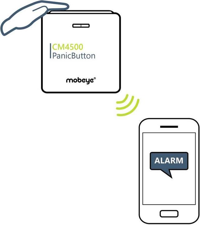 Actual product image Mobeye Panic alarm