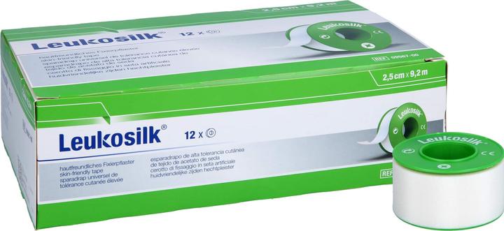 Produktbild BSN LEUKOSILK 9,2MX2,5CM, 12 St PFL (12 x)