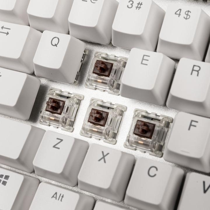 Immagine prodotto Glorious PC Gaming Race PC Gaming Race GMMK Full Size White Ice Edition - Gateron-Brown, USA-Layout (US, Cablato)