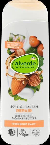 Actual product image dm alverde Soft oil balm (Body cream, 250 ml)