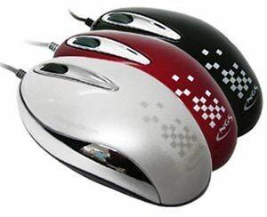 Actual product image NGS VIPER USB Desktop Mouse Black / Silver (Cable)