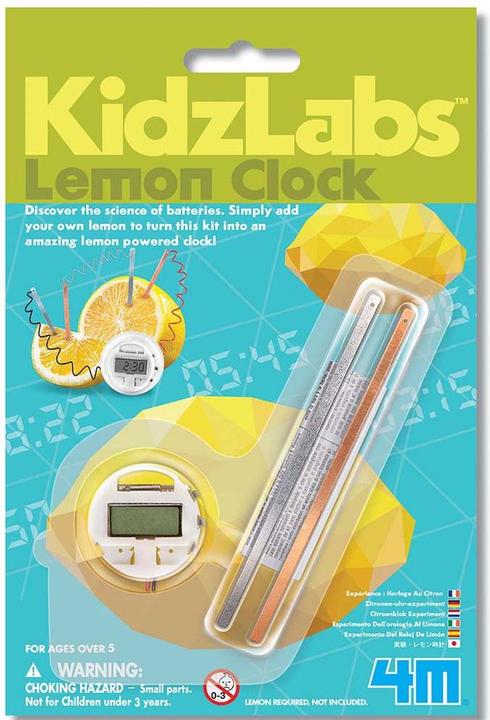 Image du produit 4M Kidzlabs Lemon Clock - Horloge - Garçon/Fille
