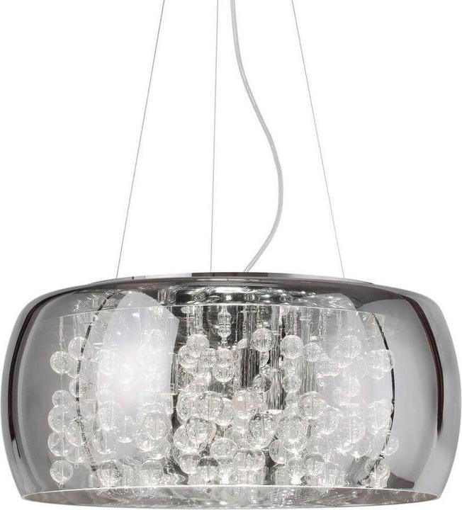 Produktbild Ideal lux AUDI-80 G9 Pendelleuchte 8x ⌀500mm dimmbar Rauchglas warmweiss 197654 (G9, 370 lm)