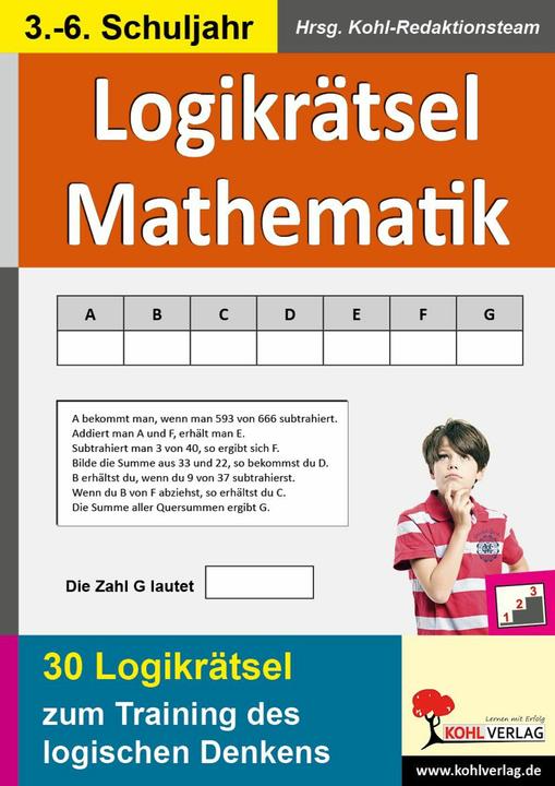 Actual product image Logikrätsel Mathematik Pfiffige Logicals zum Training des logischen Denkens (German, KOHL VERLAG The publisher with the tree, 2010)