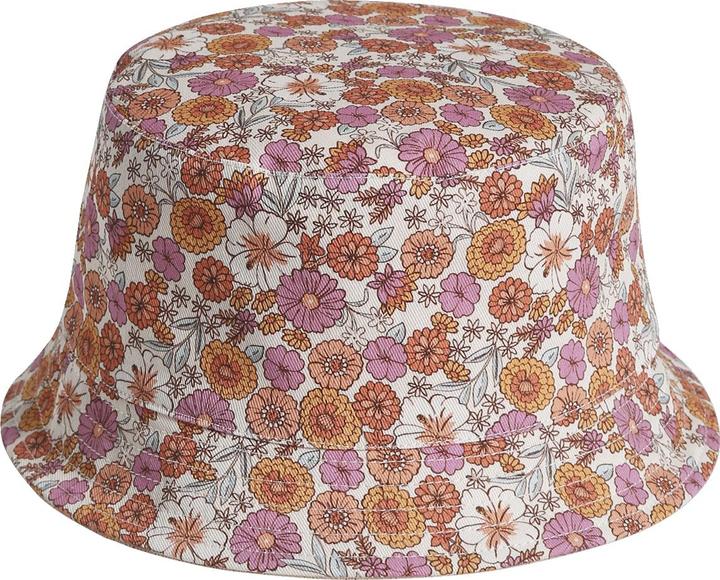 Actual product image Vertbaudet Reversible girls' sun hat, flowers (152)