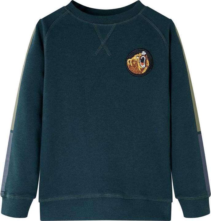 Produktbild VidaXL Kinder-Sweatshirt Moosgrün 104,Material: 80 % Baumwolle. 20 (104)