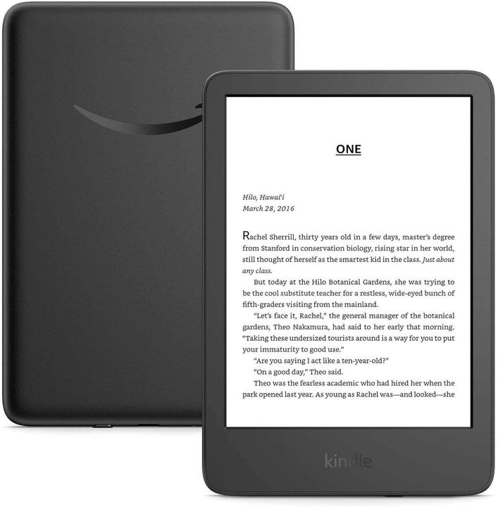 Amazon Kindle noir w/o ads (6", 16 Go, Noir)