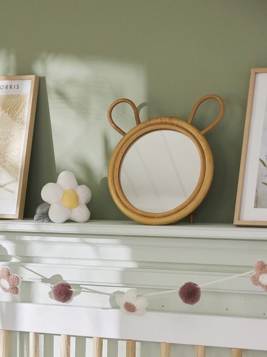 Image du produit Vertbaudet Miroir de table pour enfants OURS, rotin
