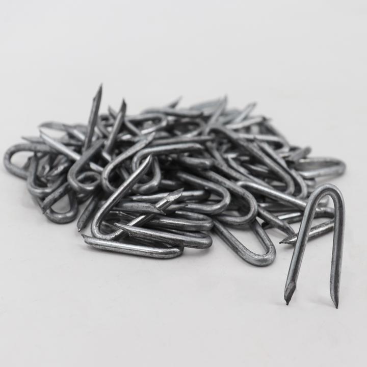 Actual product image Aquagart 1 kg Krampen Drahtschlaufen Wildzaun Forstzaun Zaun