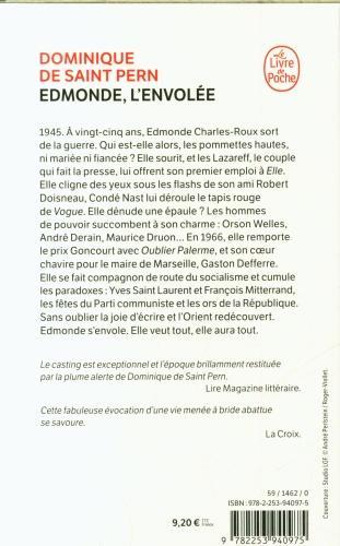 Immagine prodotto Edmonde, l'envolée (Francese, Dominique de Saint Pern, 2023)