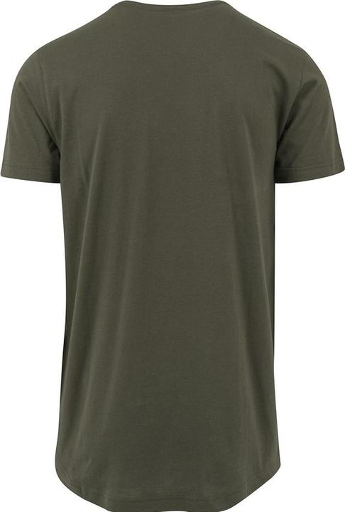 Actual product image Build Your Brand Shaped Long Short Sleeve Tshirt (L)