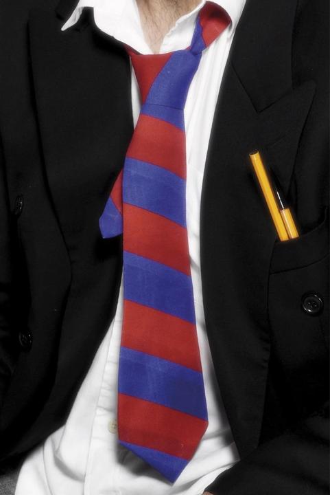 Actual product image Smiffys Striped School Tie