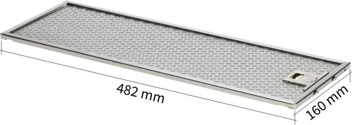 Image du produit V-Zug Fettfilter H41889 482x160x10, 55 - Dampfabzug