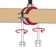 Actual product image Fischer Deutschland Silicone pipe clamp FRSH Clamping range 95-103mm galvanised steel FISCHER