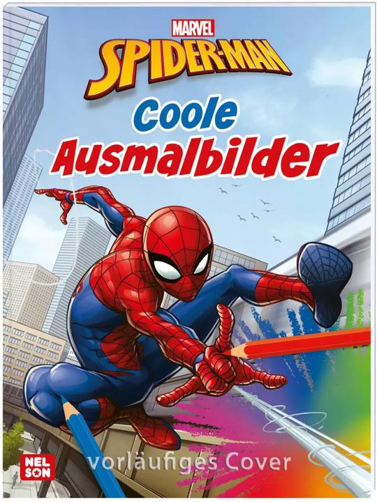 Immagine prodotto Spider-Man: Coole Ausmalbilder (Tedesco, 2023)