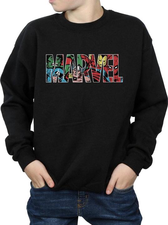 Actual product image Boys Character Infill Logo Sweatshirt (152, 158)