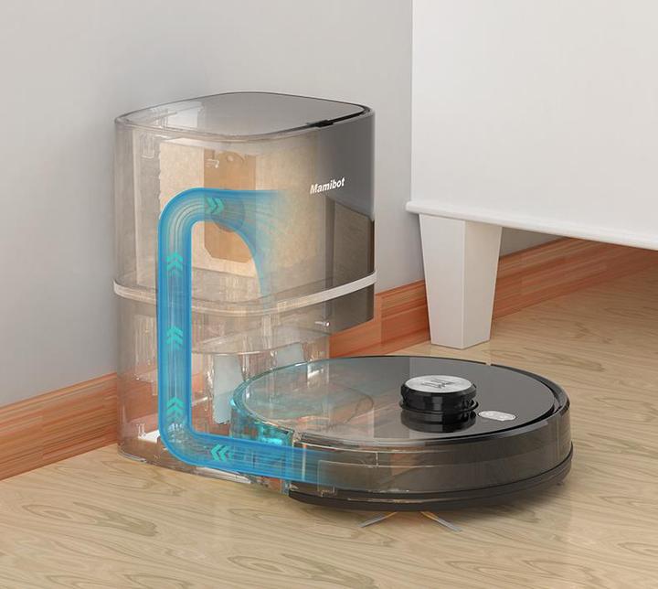 Image du produit Mamibot Vacuum Cleaner - Robot ExVac890 Glory with Automatic Vacuum Cleaner, Black (Robot vacuum)