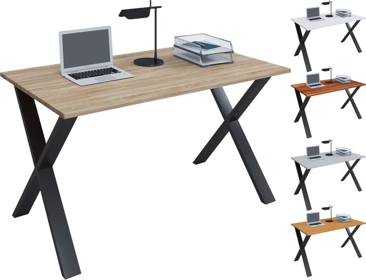Produktbild VCM Schreibtisch Computertisch Lona X SW (80 x 50 x 76 cm)