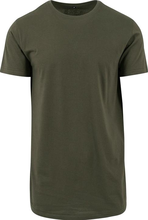 Actual product image Build Your Brand Shaped Long Short Sleeve Tshirt (L)