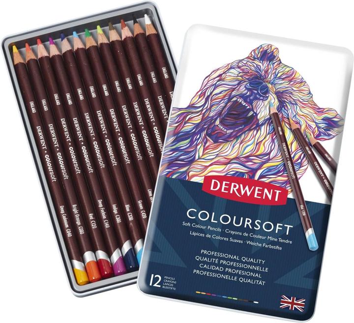 Immagine prodotto Derwent Matite Coloursoft, 12 barattoli (12 x)