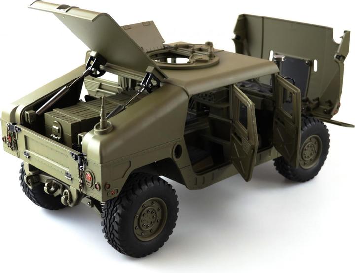 Immagine prodotto Amewi 4x4 camion militare degli Stati Uniti 1:10 verde dell'esercito (RTR pronto all'uso)