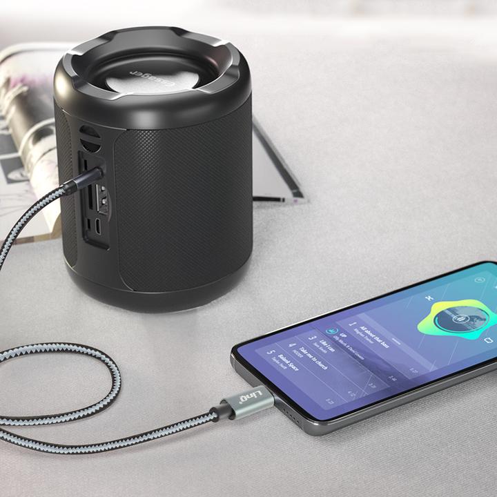 Produktbild LinQ USB-C Kabel / 4-poliger Klinkenstecker (1.50 m, 3.5mm Klinke (AUX))