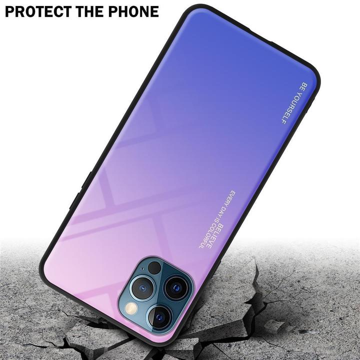 Actual product image Cadorabo TPU 2 colors glass cover (Realme 12 Pro+, Apple iPhone 12)