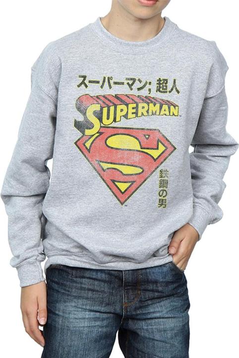 Actual product image Boys Superman Shield Sweatshirt (116)