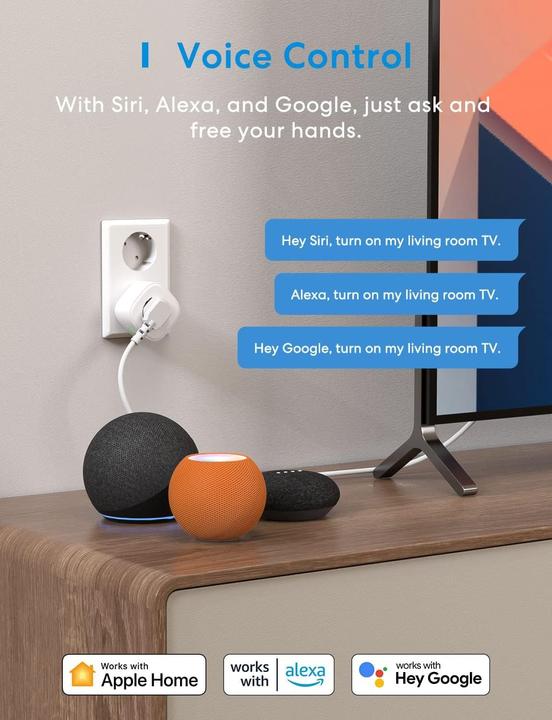 Actual product image Meross Smart Wi-Fi Plug