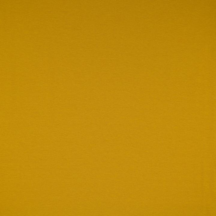 Actual product image Stoffrestposten Fine rib cuff - mustard yellow - Minimum selling quantity: 1 metre