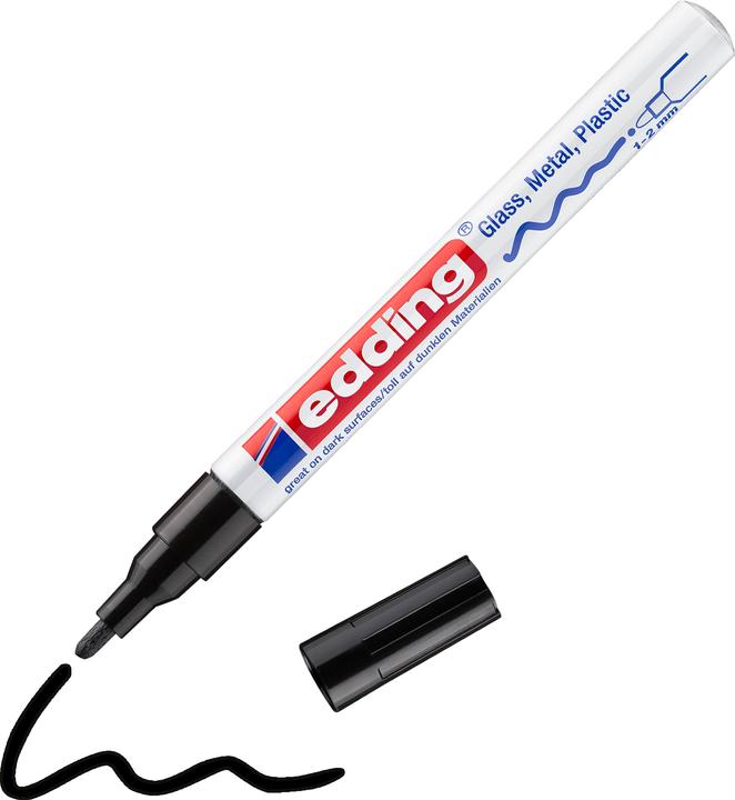 Produktbild Edding 751 - Lackmarker (Black, 1 mm, 1 x)