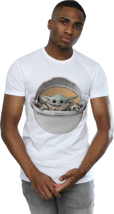 Immagine prodotto Star Wars The Mandalorian The Child Basket Maglietta Uomo (5XL)