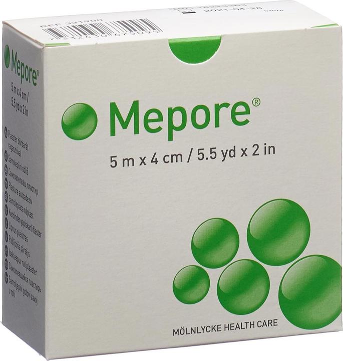 Mepore Pansement rapide 4 cm x 5 m, 1 rouleau (1 x)
