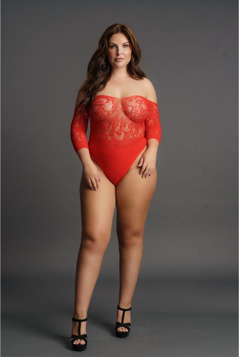 Productafbeelding Le Désir Kruisloze Rhinestone Teddy (Eén maat voor iedereen)