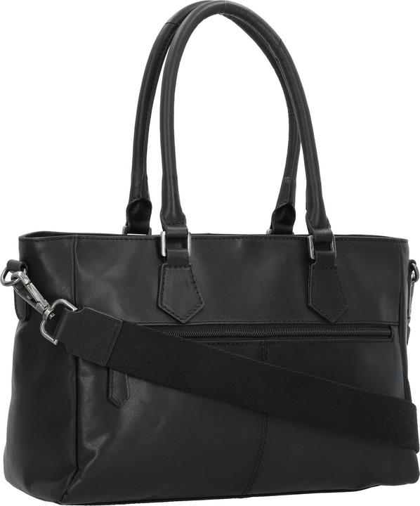 Immagine prodotto Greenburry Borsa in pelle nera pura 33 cm