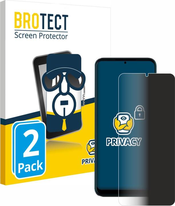Immagine prodotto BROTECT Pellicola privacy antispia Pellicola di protezione dalla luce blu (2 Pezzo/i, Dispositivo mobile T Phone Pro 5G)