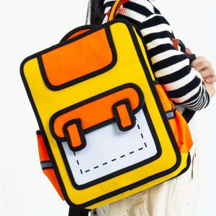 Only-Bags.Store Neue niedliche Cartoon Anime Rucksack, einzigartige Schulranzen für Studenten