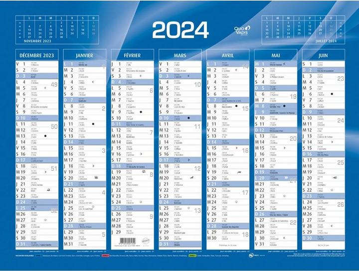 Produktbild Quo Vadis Bankkalender (Französisch)