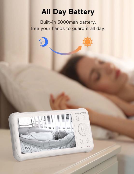 Produktbild Momcozy Video Babyphone (Babyphone mit Kamera, 300 m)