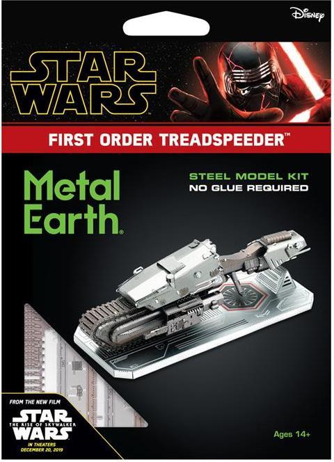 Actual product image Metal Earth Star Wars First Order Treadspeeder