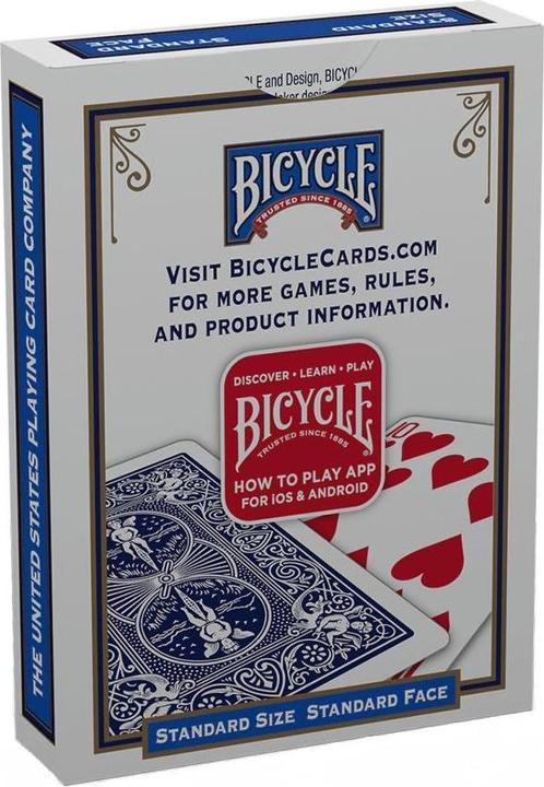 Produktbild Bicycle Blank Face Blue Back (Englisch)