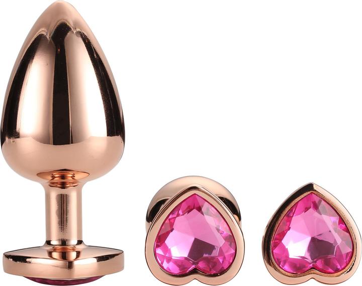 Productafbeelding Dream Toys SET Gleaming Love korek analny Rose Gold 3szt.
