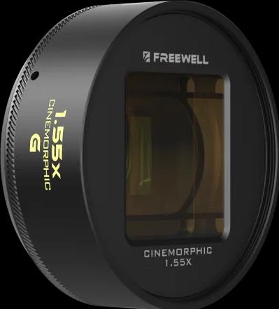 Actual product image Freewell 1.55x Gold Anamorphic Lens with 17mm Mount