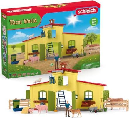 Immagine prodotto Schleich Grande stalla con animali e accessori