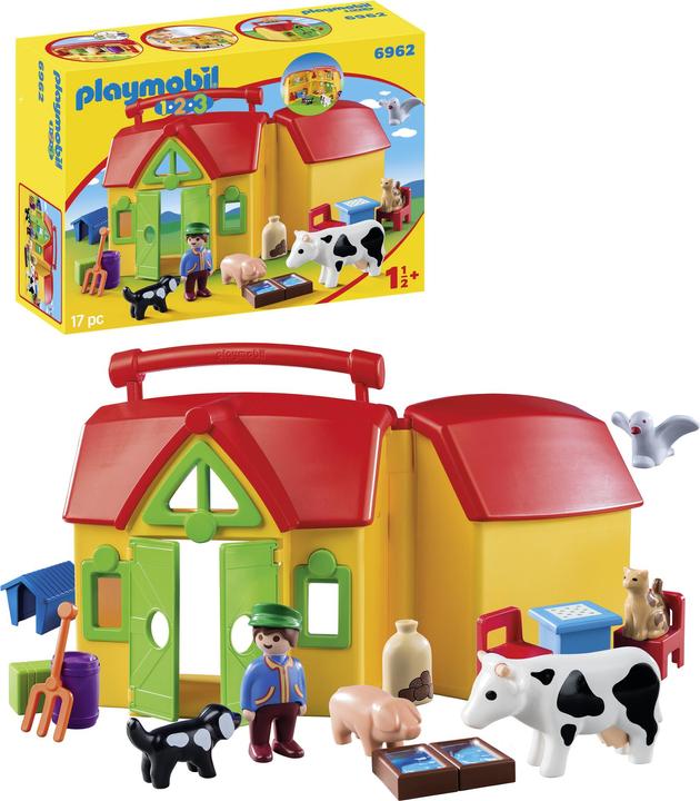 Immagine prodotto Playmobil La mia fattoria da asporto (6962, Playmobil 1.2.3)